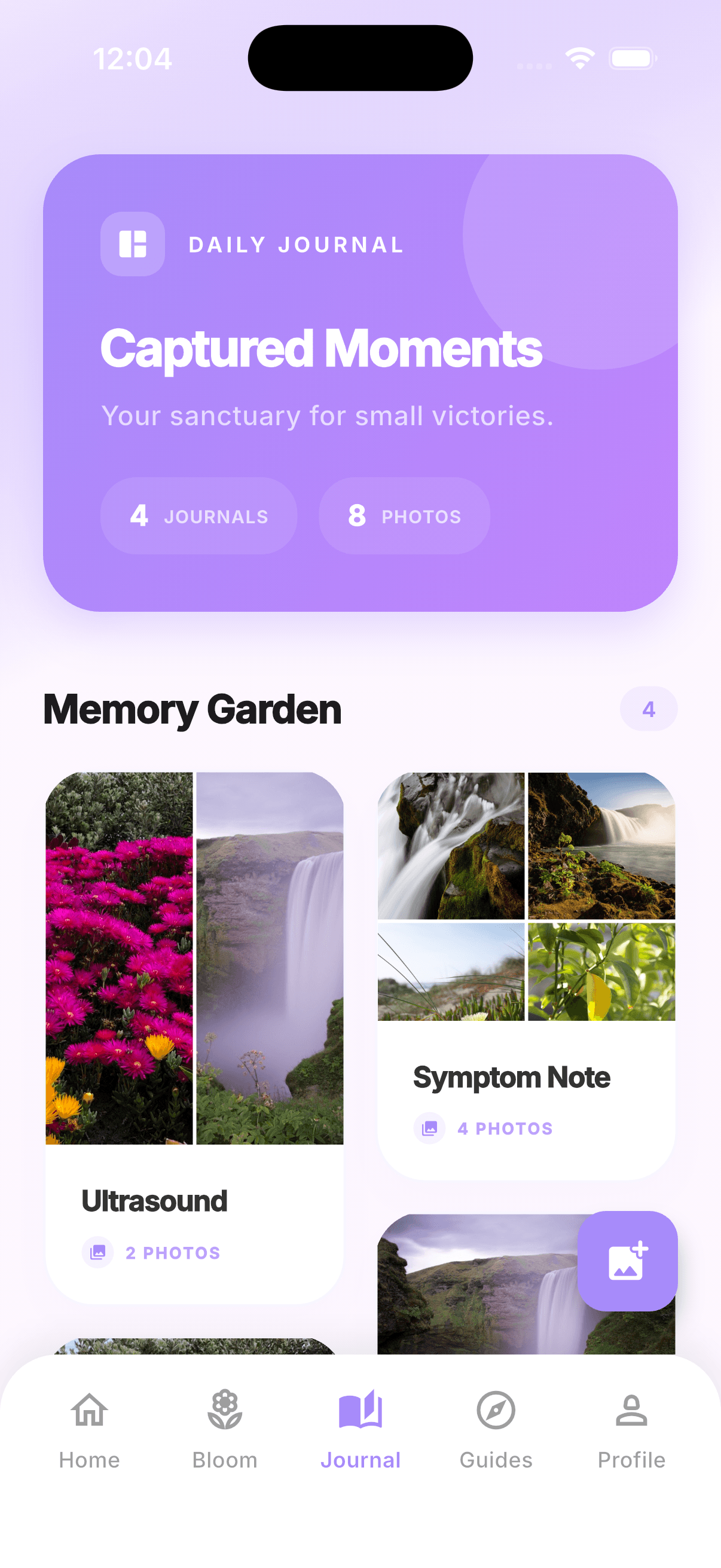 Daily Journal & Memory Garden